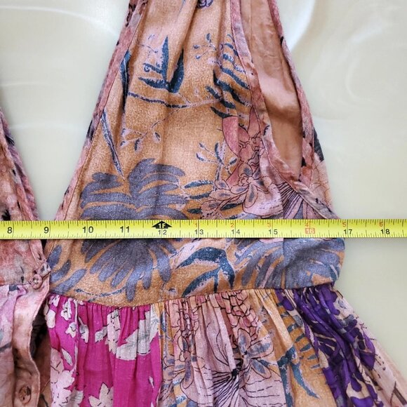 Anthropologie Mes Demoiselles Bonnie Floral Eyelet Boho Maxi Dress Size 38 - Picture 11 of 15